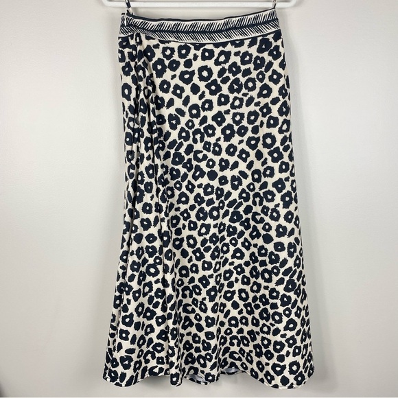 Gretchen Scott Designs Black and White Leopard Midi Skirt - Picture 2 of 8